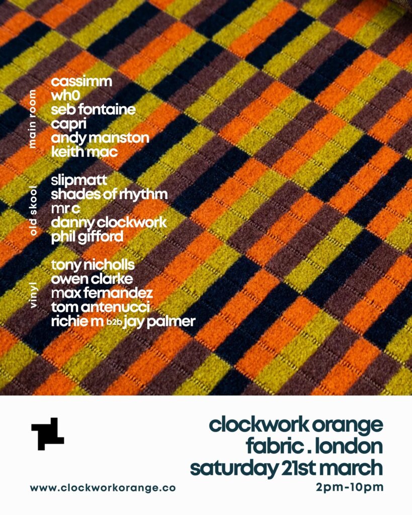 Clockwork Orange at Fabric